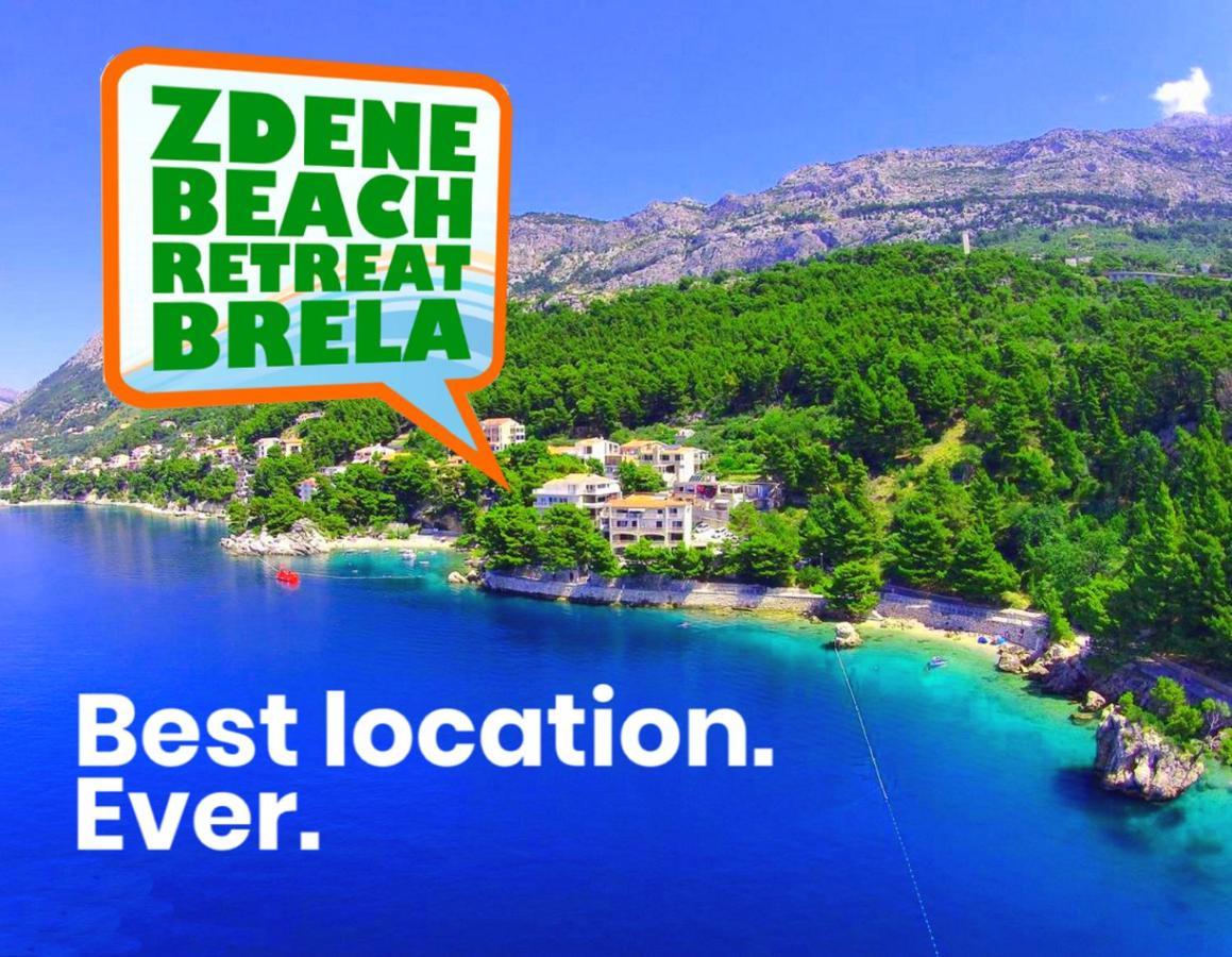 Brela Beach Retreat Apartman Kültér fotó